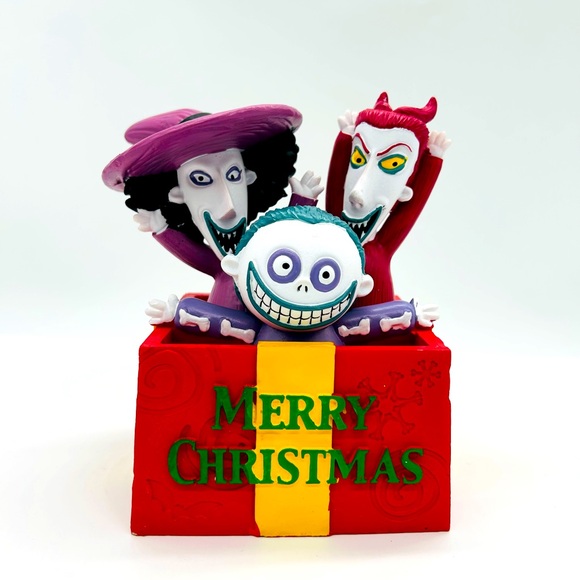 Nightmare Before Christmas Lock Shock & Barrel Christmas Present - Picture 1 of 4